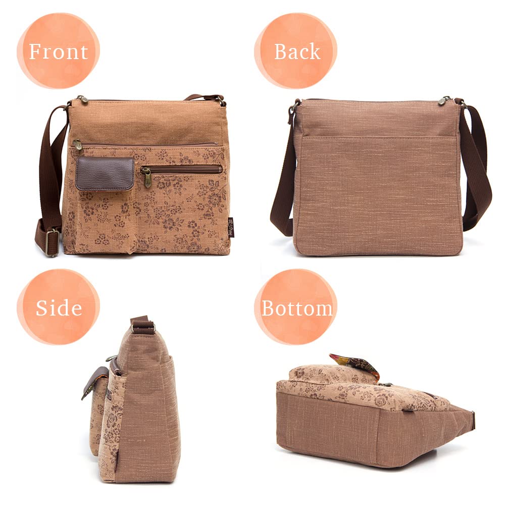 Сумка через плечо из хурмы сибу японский многофункциональный карман много дней рождения [creareki] женская сумка, сумка, легкая, Япония, окрашенная, стиль,