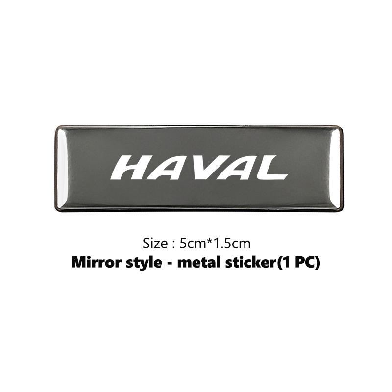 Для Haval Металлическая наклейка Алюминиевый значок Эмблема Наклейка Автоаксессуары H6 F7 H9 H2 Jolion F7X F7H H5 H7 H2S H8 H3 H4 H1 F5 M4