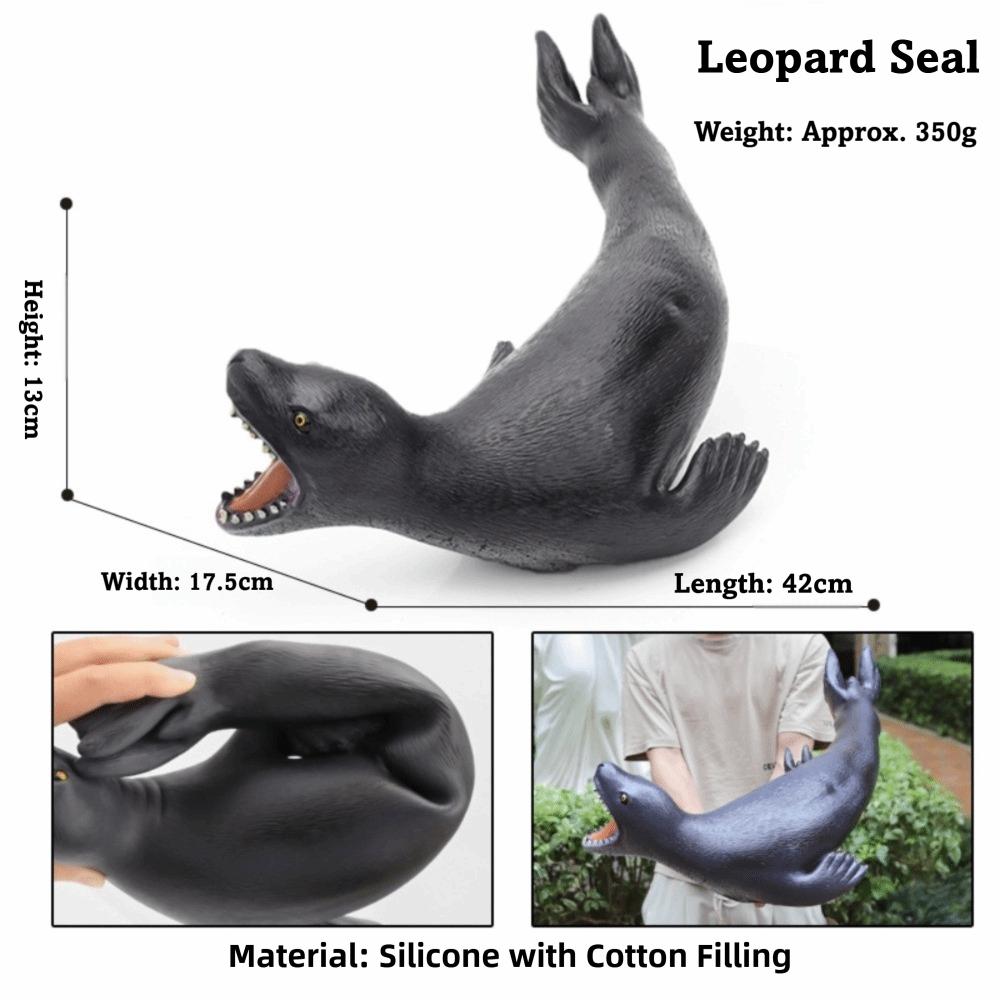 Large Size Ocean Animals Action Figures Great White Shark Model Ocean Animal Simulation