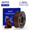 JAYO PETG Clear 3D Printer Filament 1.75 ±0.02mm 1.1kg/roll High Toughness Neatly Wound Filament Fit Most FDM Printer