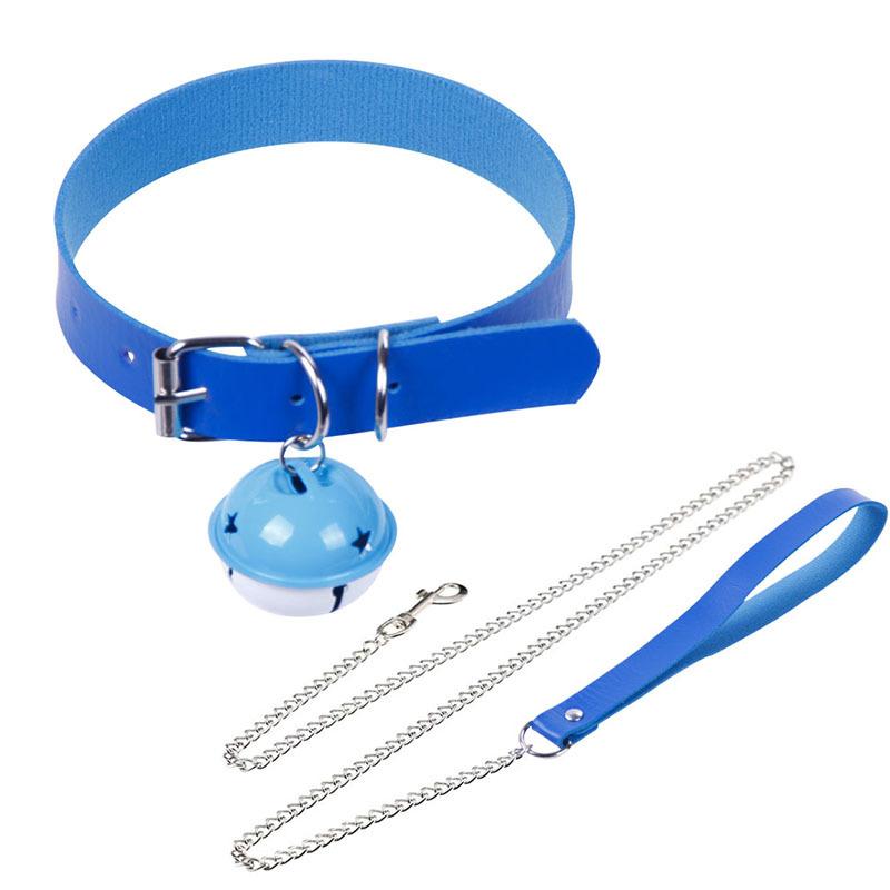 БДСМ секс-ошейник бондаж ожерелье рабский поводок стальная цепь заклепки колье собачья цепь наказать шеи ошейники секс-игрушки для женщин и мужчин