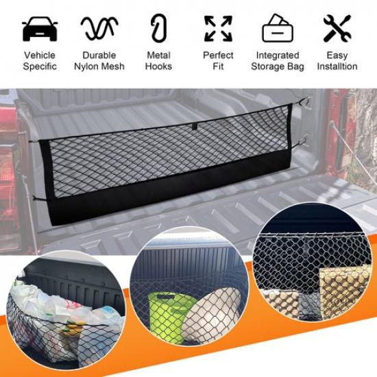 Fit For Ford Ranger 2024 2025 Accessories Envelope Truck Bed Cargo Organizer Net