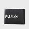 Emporio Armani Простой Логотип Повседневный Портативный Кожаный Кошелек Мужской кошелек Черный EM003591-AF19355-UC001