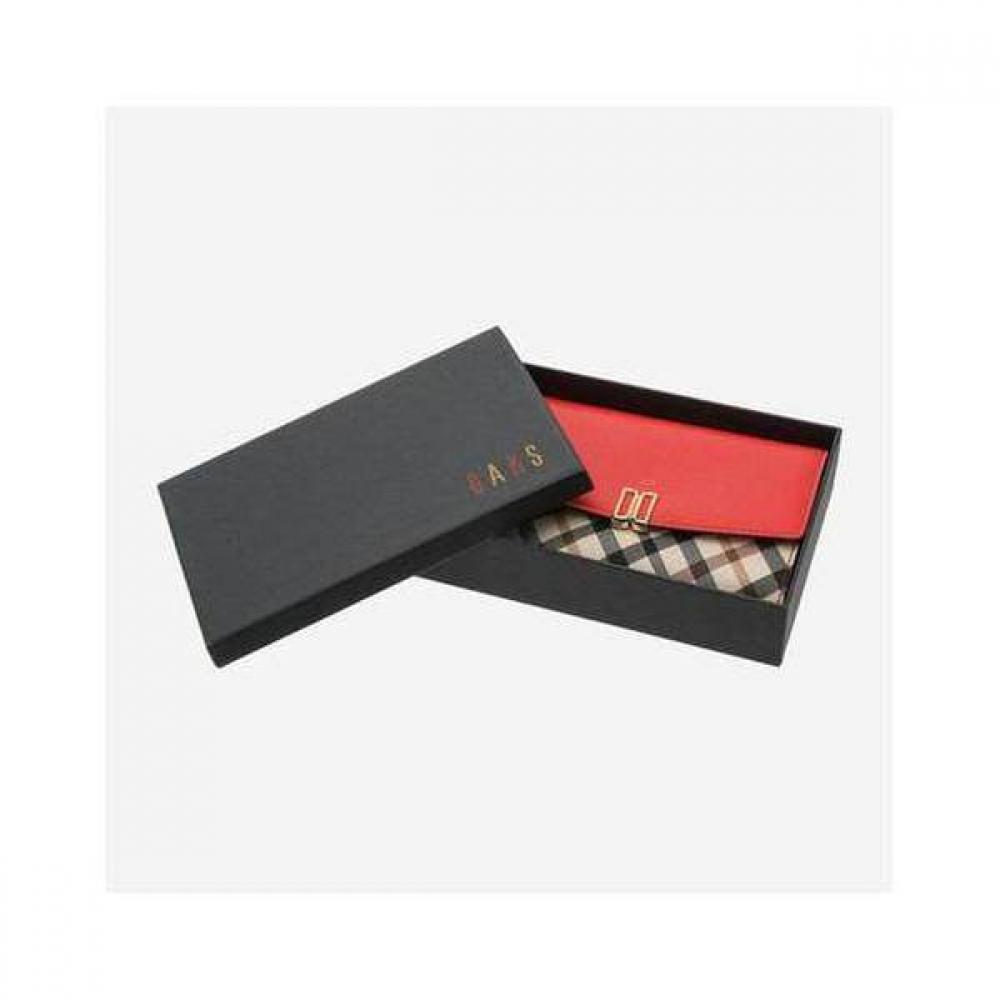 Daks Red Check Color Block Dd Logo 3 Fold Wallet Dcwa6e403r2