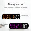 Многофункциональный цифровой будильник со светодиодным дисплеем, секундомером, датой, температурой, обратным отсчетом, настольные часы для спальни