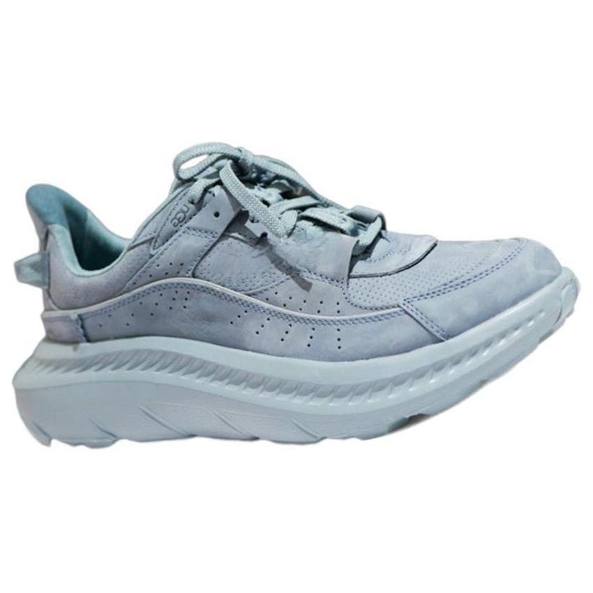 UGG Leather Minimalist Lace-Up Comfortable Round-Toe Low-Top Casual Shoes Men Sneakers Storm-Ocean-Blue 1127111-STSS