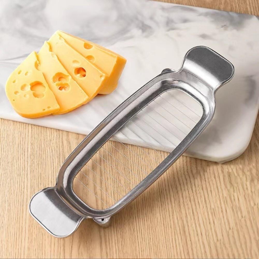 Durable Cheese Slicer Stainless Steel Wire Ham Slicer Multipurpose Butter Cutter  Easy Clean