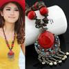 Women Vintage Bohemia Style Pendant Long Chain Sweater Necklace Jewelry Charm