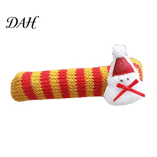 Knitted Santa Claus Door Knob Protectors Christmas Doorknob Covers, Reindeer Decor, Anti?Slip Protector Sleeves, Soft Plush Handle Sleeves