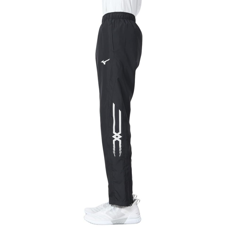 Тренировочная одежда Ветровка Брюки Пот Впитывающие Быстросохнущие Сухие Унисекс 32JF8015 09 M [Mizuno] Черный/Черный