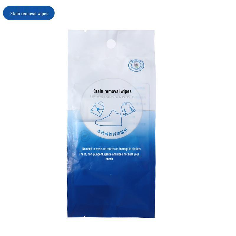 Портативные салфетки для удаления пятен с одежды без стирки для пуховиков - 20 штук для экстренной очистки одежды от пятен
