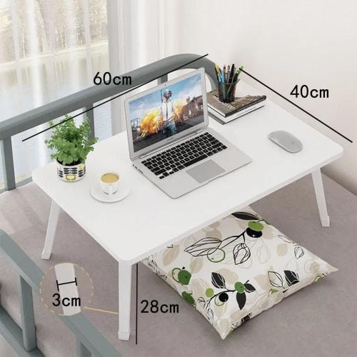 PluieSoleil Folding Table, 60cm Wide x 40cm Deep x 28cm High, Lightweight, Folding Coffee Table, Mini Table with Lock for Extra Stability, Perfect for