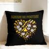 Angine De Poitrine Band Pillow Cover Novelty Pillow Case For Living Room Bed Chair Custom Pillowcases Birthday Gift