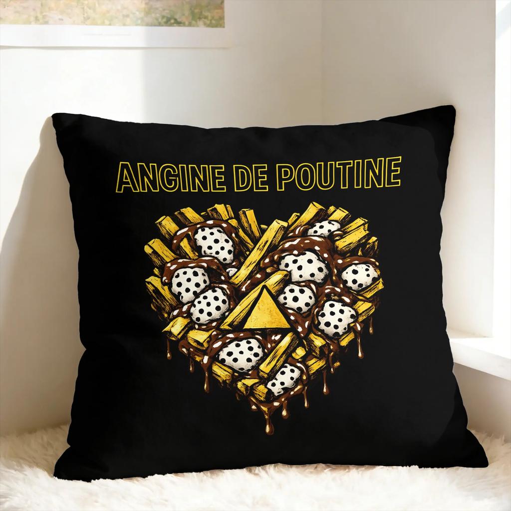 Angine De Poitrine Band Pillow Cover Novelty Pillow Case For Living Room Bed Chair Custom Pillowcases Birthday Gift