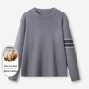 Luotz Men's Thick Winter Round Neck Wool & Cashmere Sweater