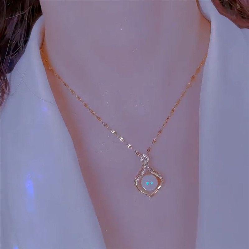 Новые бусины, женская цепочка на шею Kpop, жемчужное колье, ожерелье золотого цвета, готическое колье, ювелирные изделия на шее, кулон 2022, воротник для девочек