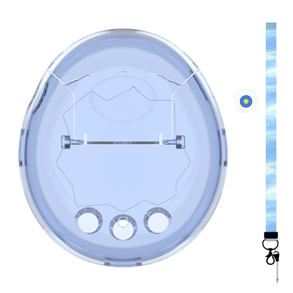 Прозрачный чехол для Tamagotchi Paradise, аксессуары для электронного питомца, прозрачная защитная крышка с ремешком, устойчивый к царапинам, пылезащитный