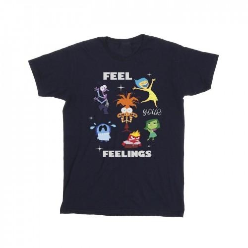 Inside Out 2 Boys Feelings Cotton T-Shirt
