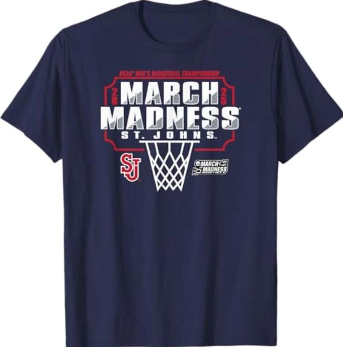 Улица. Мужская футболка John's Red Storm March Madness 2025