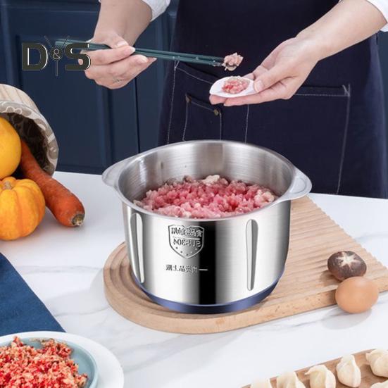 5L электрическая мясорубка мясорубка большой емкости регулируемая скорость многоцелевой измельчитель овощей и мяса кухонный комбайн