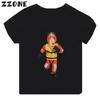 Hot Sale Fireman Sam Print Cartoon Kids Tshirt Funny Girls Clothes Baby Boys Black Short Sleeve T shirt Children TopsTH2450