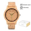 Men's Watches BOBO BIRD Bamboo Wood Casual Wrist Watch for Men Gift Box Packing Dropshipping