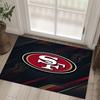 San Francisco 49ers Design Crystal Velvet Carpet Cozy Non?Slip Printed Rug For Bedroom Living Room Entrance