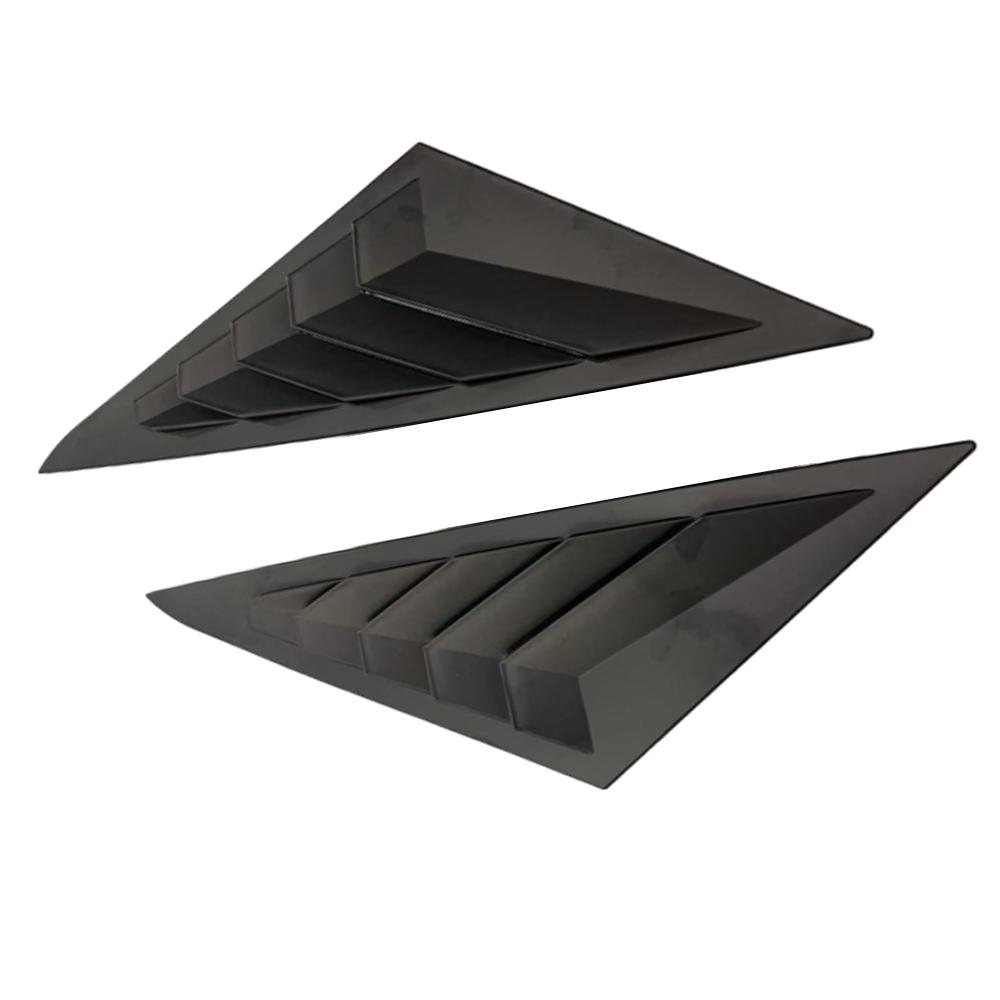 Для Hyundai Sonata 2011-2014 2x Наклейка на автомобиль Задняя жалюзи Окно Боковая крышка-жалюзи Отделка Вентиляционная решетка Совок Аксессуары Украшение автомобиля