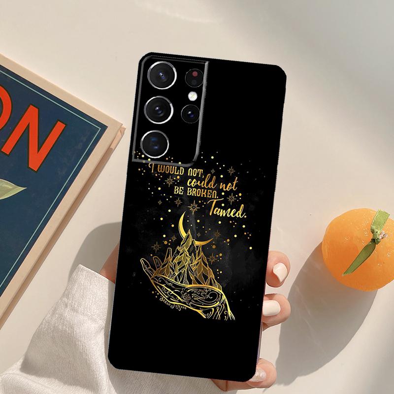 Ярость Сара Дж. Маас Двор тумана Чехол для телефона для Samsung Galaxy S24 S25 S26 Ultra S20 S21 S22 S23 Plus S10 S25 FE Задняя крышка