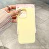 Канди Макарон Желе Яблоко 17/16promax Чехол для Мобильного Телефона iPhone15 Skin Sense 14 Матовый Air Case