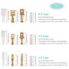 270Pcs 2.8/4.8/6.3mm Insulated Male Female Wire Connector Electrical Crimp Terminals Termin Spade Connectors Assorted Kit Box