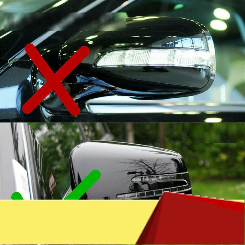 1 пара накладок на зеркала заднего вида для Mercedes-BENZ C E S GL Class W204 W212 W221 CLA GLA 2009-2013 Глянцевый черный-M53K