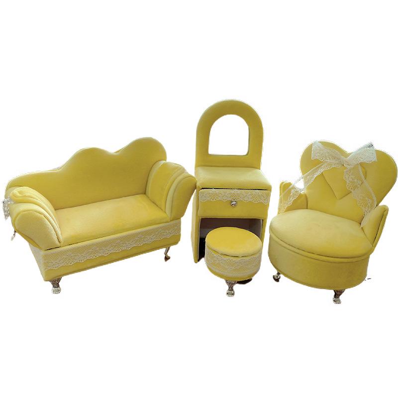 Набор из 3 предметов для хранения ювелирных изделий в европейском стиле для куклы Барби Nishang. Подарок лучшему другу