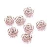10Pcs Ornament Flower Beads Acrylic All-Match Pendant Durable Hole Charm  for Jewelry Making