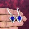 Серьги из стерлингового серебра 925 пробы с сапфиром, серьги с драгоценными камнями ручной работы, подарки для жены, абсолютно новые серьги