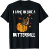 Смешная футболка на День Благодарения «Вошел, как индейка Butterball»