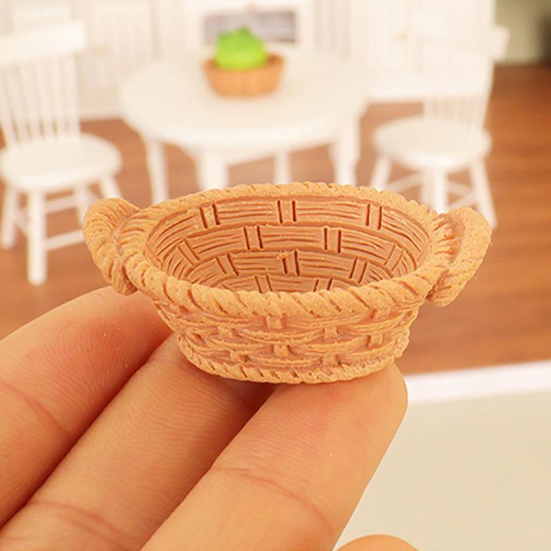 1/12 кукольный домик имитация корзина для хранения овощей и продуктов питания кукольный домик миниатюрное украшение кухни аксессуары для кукольного дома