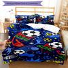 3pcs Soccer Bedding Set Duvet Cover Closure Includes 1 Duvet Cover & 2 Pillowcases, Soft and Comfortable for All Seasons.