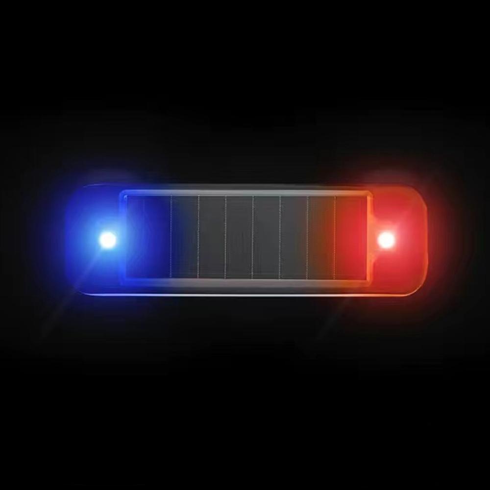 Solar Power Warning Light for Car Motorcycles LED Flashlight Indicator In-Night Caution Strobe Warning Light Running Lamp