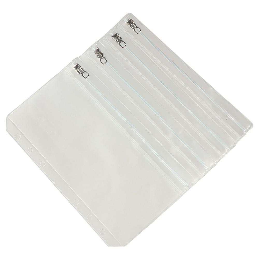 5 шт. Органайзер для документов A5 A6 Прозрачные карманы из ПВХ Органайзер для файлов Органайзер для бумаги Папка-органайзер Водонепроницаемый Прозрачный