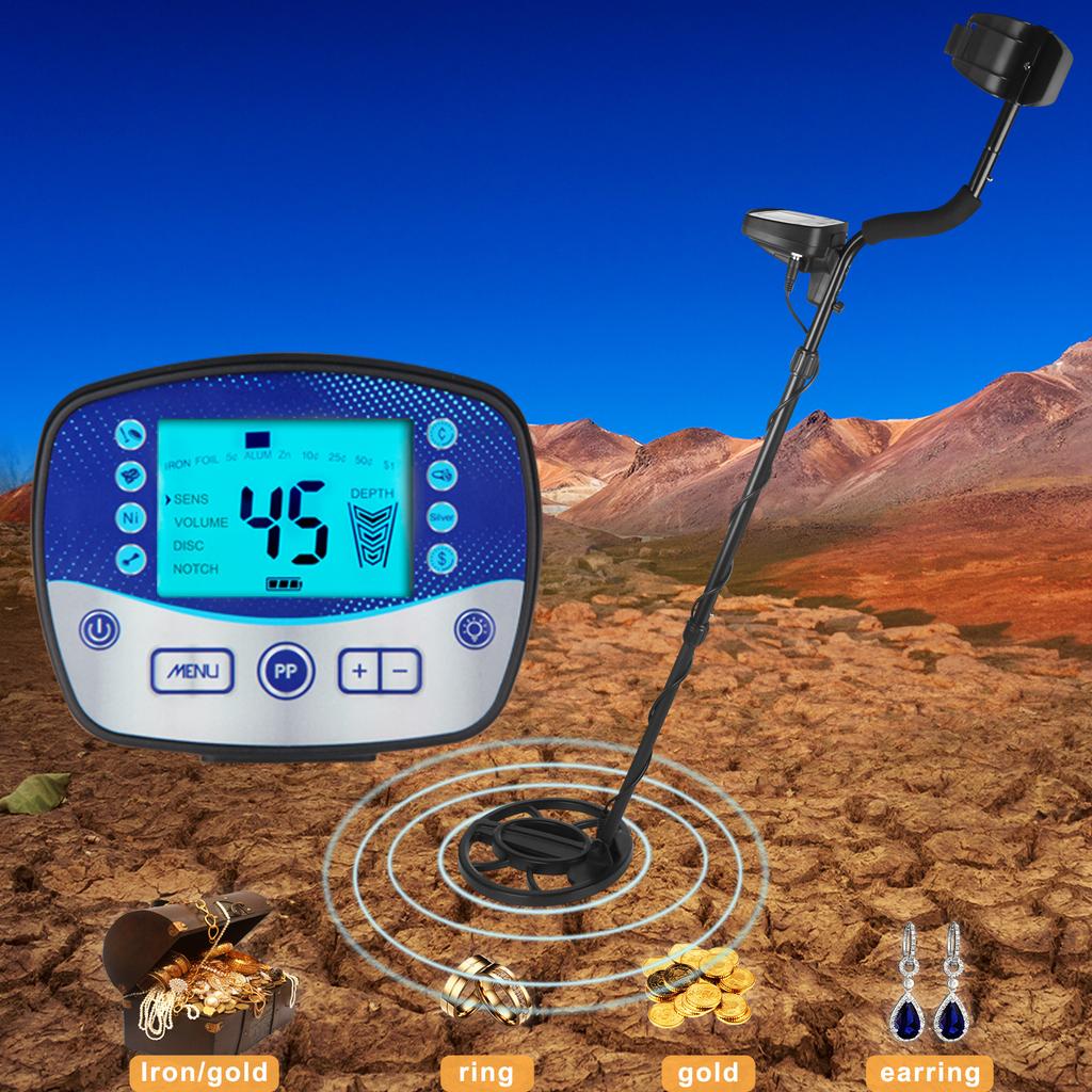 MD-990 Металлоискатель Профессиональный подземный металлоискатель Высокочувствительный детектор золотых сокровищ Охотник-пинпоинтер