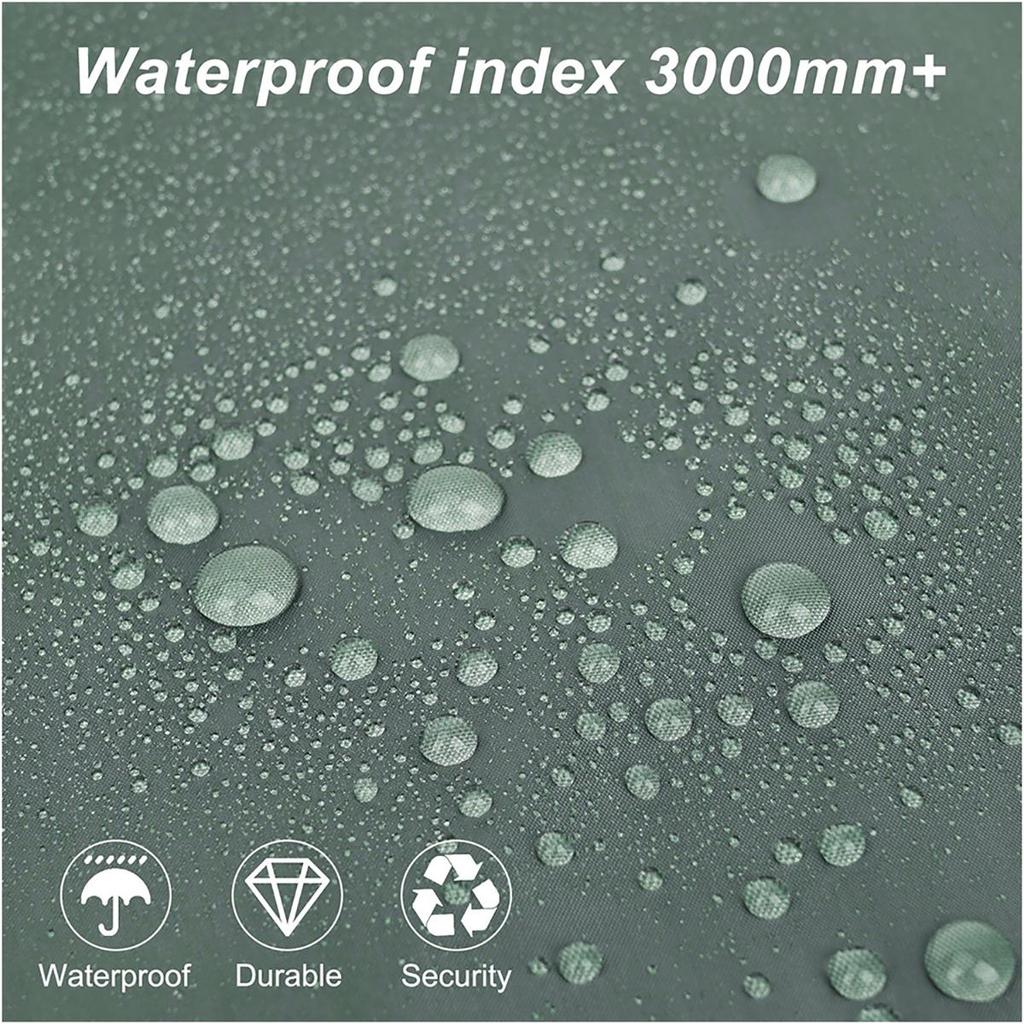 Outdoor Camping Tarp, Camping Tarpaulin Awning, Lightweight UV Resistant and PU 3000mm Waterproof Rainproof Tarpaulin Shelter