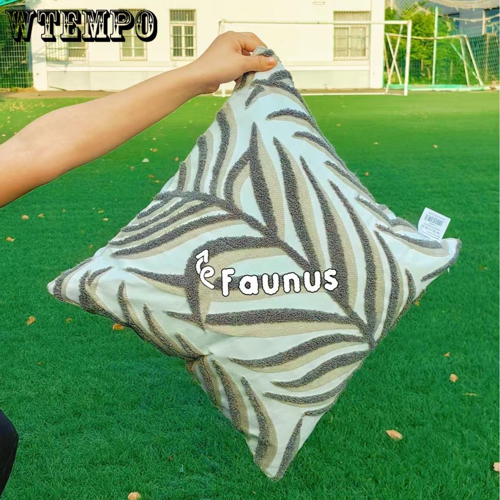 WTEMPO Зеленый лист Подсолнух Гостиная Диван Вышивка Подушка Наволочка