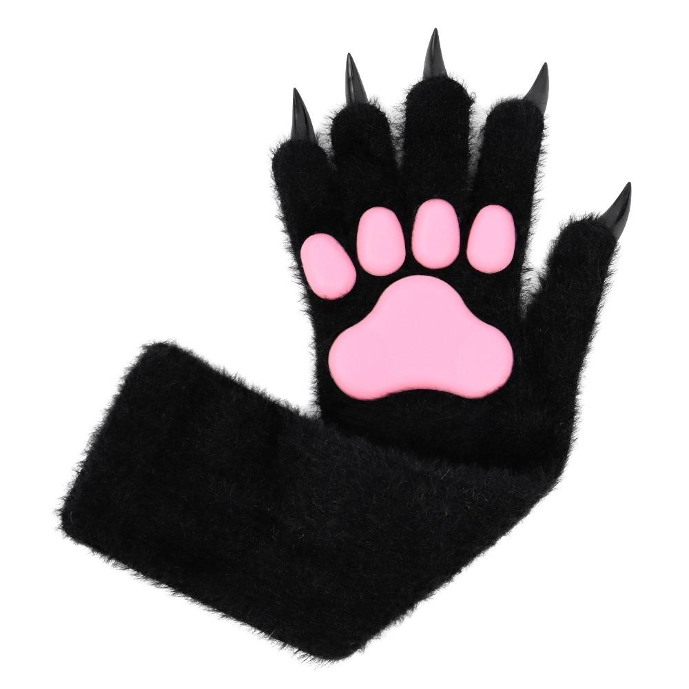 Silicone Meat Pad Cat Claw Mittens Solid Color Cosplay Ghost Claw Props Cosplay Costume