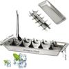 18 Slot Ice Cube Tray Movable Partition Ice Cube Maker Creative Ice Cubes Mold  Drinking