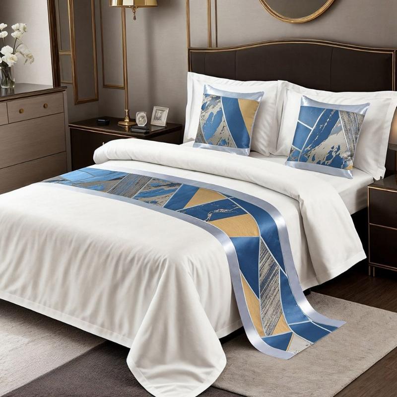 Универсальный всесезонный бегунок на кровать Мягкое и удобное одеяло для кондиционирования воздуха Высококачественное одеяло на изножье кровати для гостиниц типа «проживание в семье» Домашнее украшение Полотенце