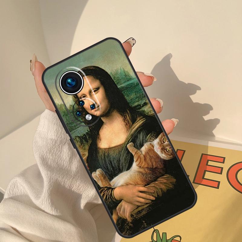 Leonardo da Vinci Mona Lisa Art Case For Honor Magic 8 Pro 5 6 7 Lite Cover For Honor 400 200 90 70 50 X8a X8b X9a X9b X9c