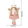 Navidad  Christmas Decoration Plaid Christmas Pendant Christmas Tree Pendant Bead Leg Pendant  Xmas Tree Decor Figurine Ornament
