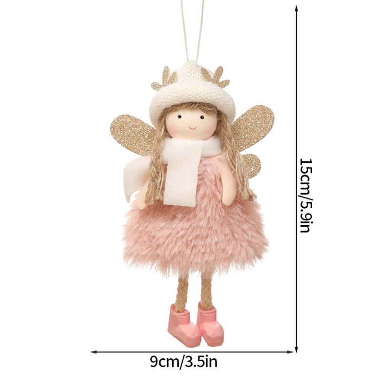 Navidad Christmas Decoration Plaid Christmas Pendant Christmas Tree Pendant Bead Leg Pendant Xmas Tree Decor Figurine Ornament