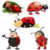 Cute LadyBug Self-Adhesive Decal Cartoon Insect Car Sticker Waterproof Auto Decors